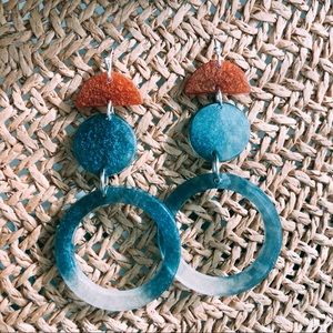 NEW! Handmade resin earrings